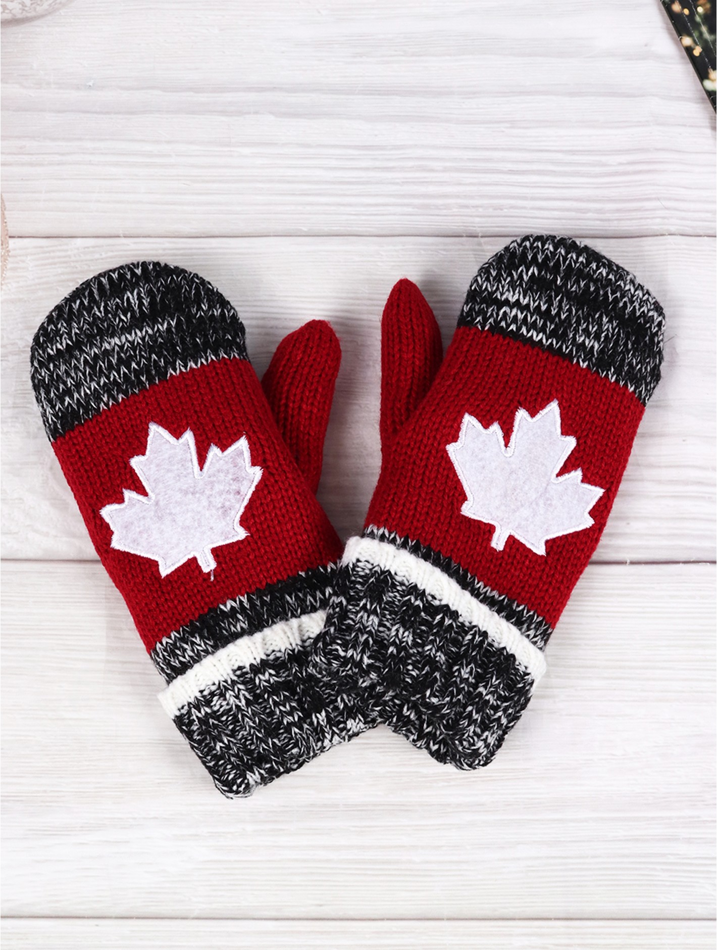 Canada Themed Mittens
